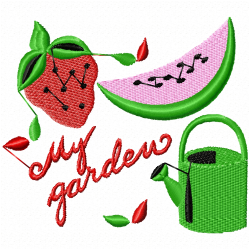 Watermelon Embroidery Design 4 Watermelon Embroidery Design 4